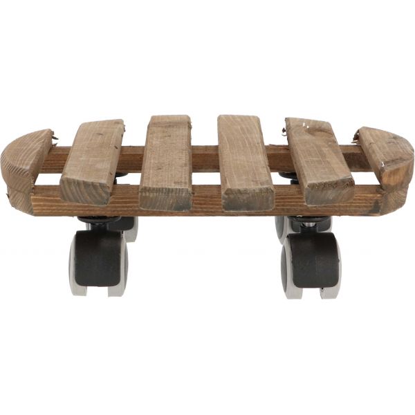Support à roulettes en bois pour plantes d'intérieur - 8,90