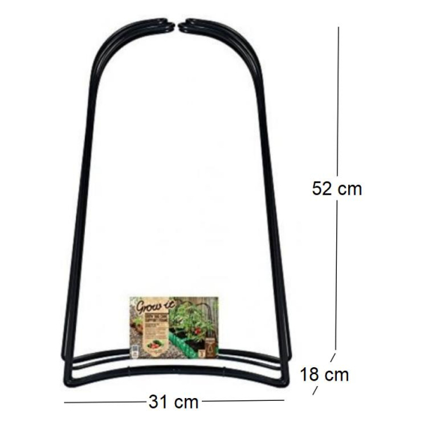 Supports métalliques 3 pieds pour jardinière Grow-Bag - GAM-0131