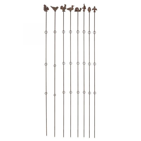 Supports à plantes verticaux (Lot de 8)