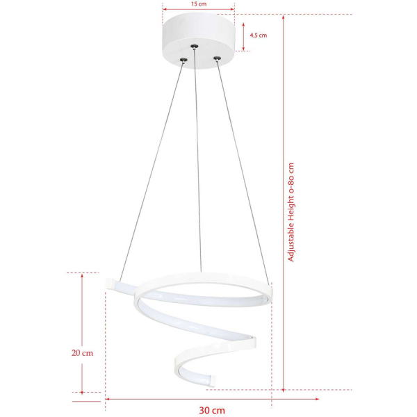 Suspension LED Mini Arc - ASI-2204