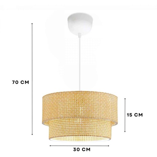 Suspension en PVC tressé Binki - ASI-2479