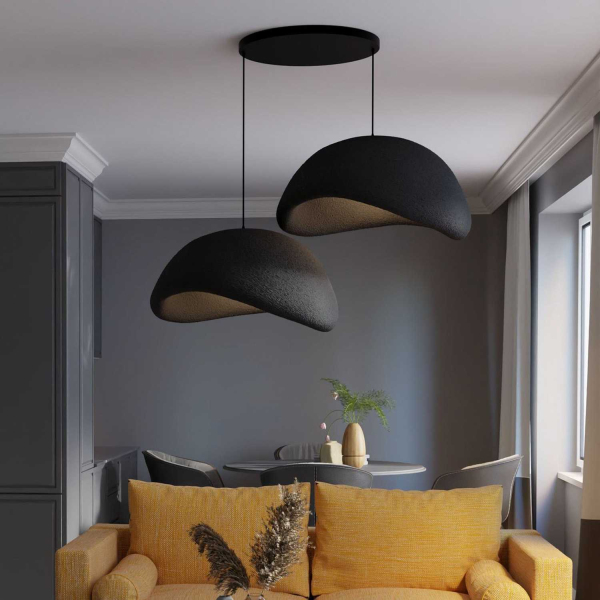 Suspension 2 abats jour Wabi Sabi Driftgrains - HANAH HOME