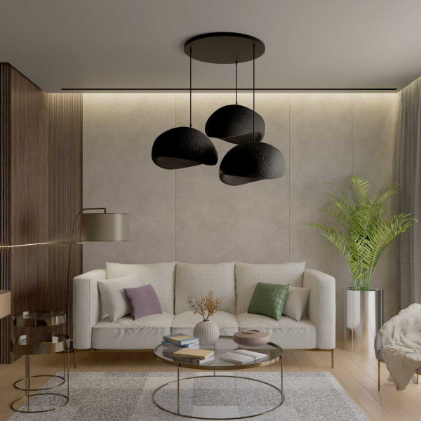 Suspension 3 abats jour Wabi Sabi Haze & Hues - 5