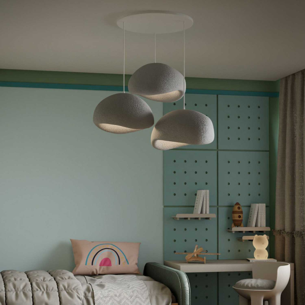 Suspension 3 abats jour Wabi Sabi Haze & Hues - 6