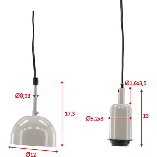 Suspension en acier Hang - VEN-0290