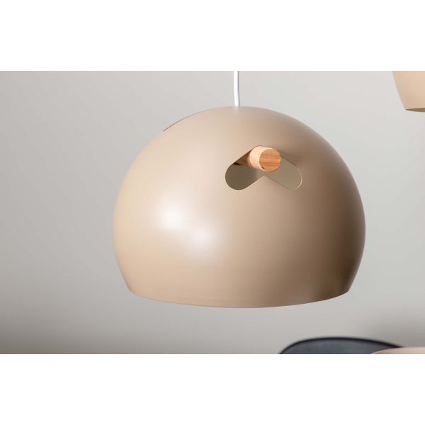 Suspension en acier Tubbie beige - 7