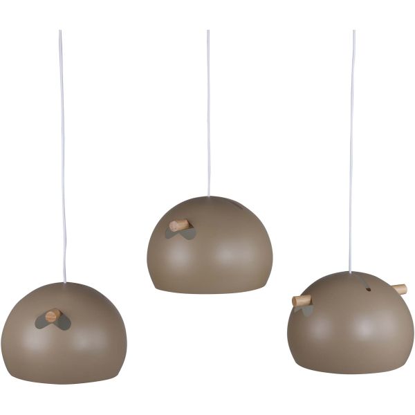 Suspension en acier Tubbie beige - VEN-0187