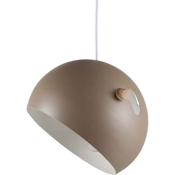 Suspension en acier Tubbie beige - VEN-0186