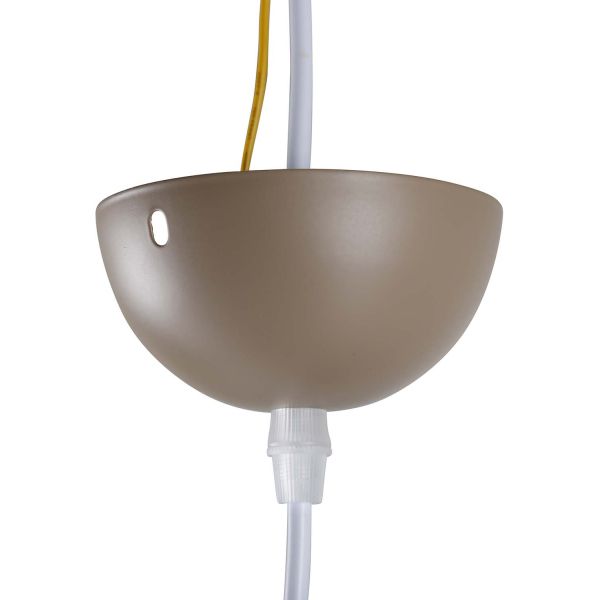 Suspension en acier Tubbie beige - 5