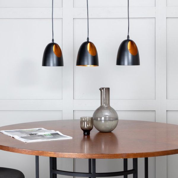 Suspension en acier 3 abat-jour Elda - VENTURE HOME