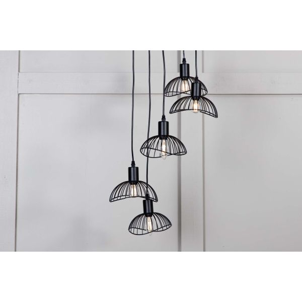 Suspension en acier abat-jour filaire Elsa - 6