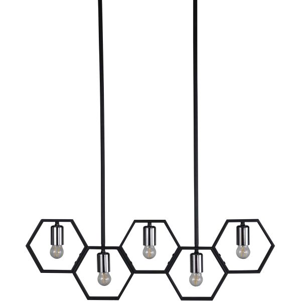 Suspension en acier  pour 5 ampoules Queen B - 99,90