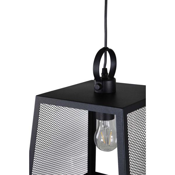 Suspension en acier noir Hage - 44,90