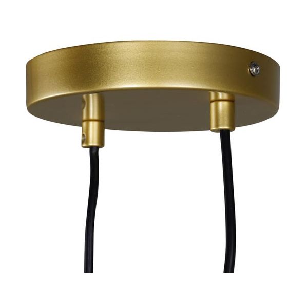 Suspension en acier et verre pour 5 ampoules Orb - 5