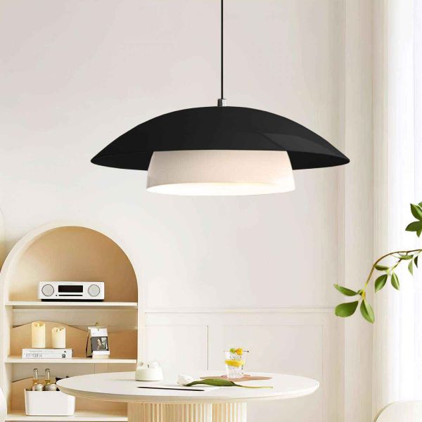 Suspension bicolore en métal Sunny - HANAH HOME