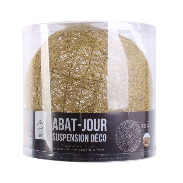 Suspension boule colorée 30 cm - 5