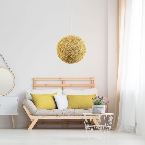 Suspension boule colorée 30 cm - THE HOME DECO LIGHT