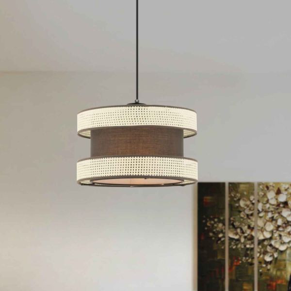 Suspension en cotton et métal Halo - HANAH HOME