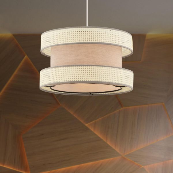 Suspension en cotton et métal Halo - HANAH HOME