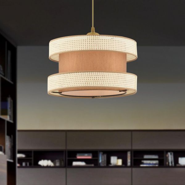 Suspension en cotton et métal Halo - HANAH HOME