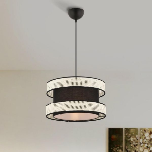 Suspension en cotton et métal Halo - HANAH HOME