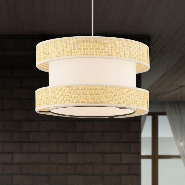 Suspension en cotton et métal Halo - HANAH HOME