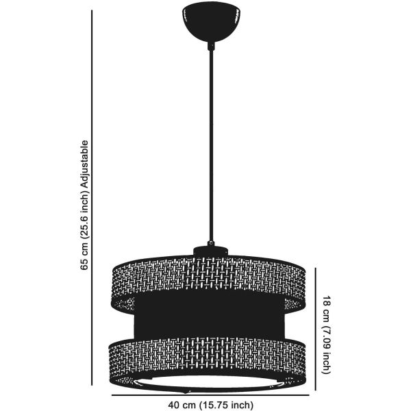 Suspension en cotton et métal Halo - ASI-2632