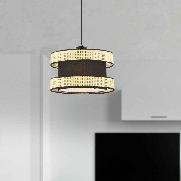 Suspension en cotton et métal Halo - HANAH HOME