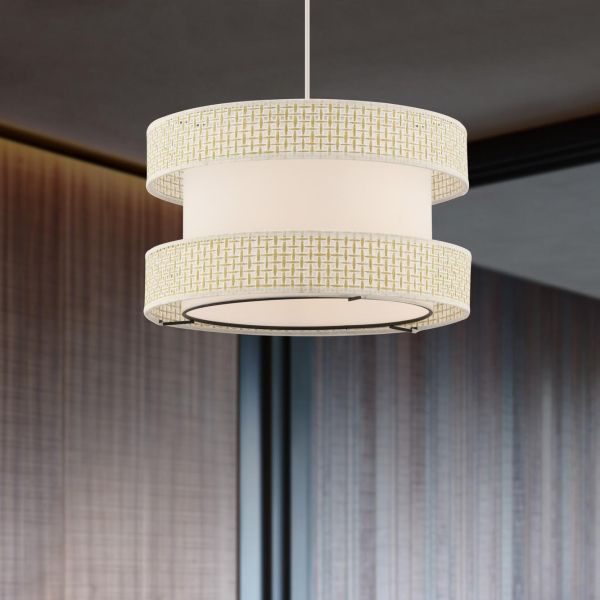 Suspension en cotton et métal Halo - HANAH HOME