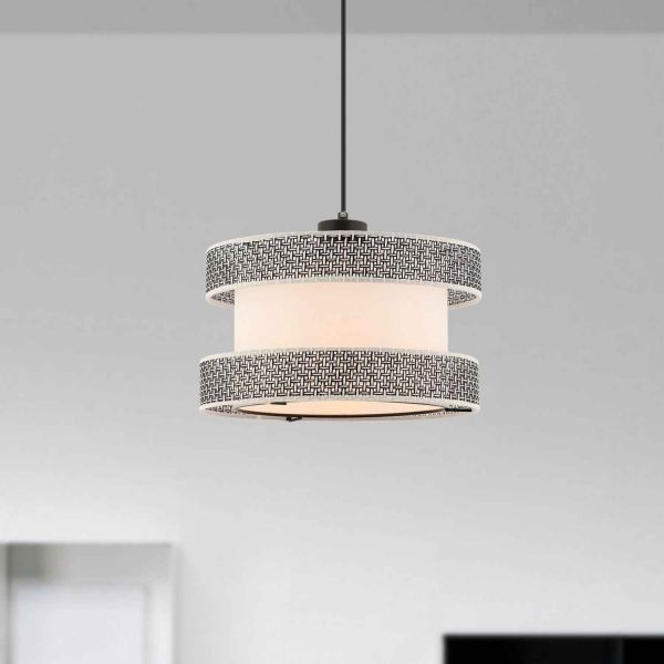 Suspension en cotton et métal Halo - HANAH HOME