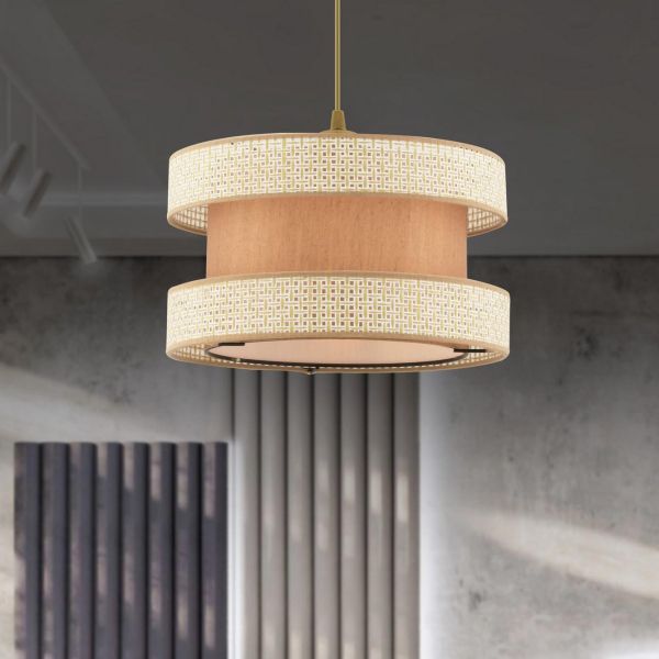 Suspension en cotton et métal Halo - HANAH HOME