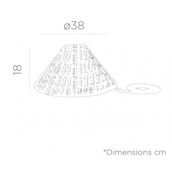 Suspension extérieure avec led Calobra - NEW-0103