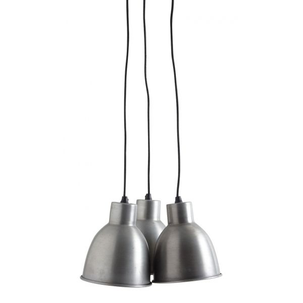 Suspension 3 lampes en zinc