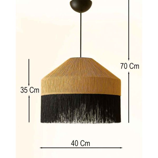 Suspension en macramé Fiora - ASI-2647