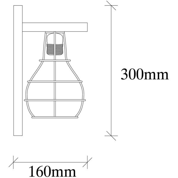 Suspension en métal Erebos - ASI-0855