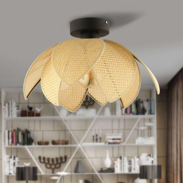 Suspension en métal et PVC Lily - HANAH HOME