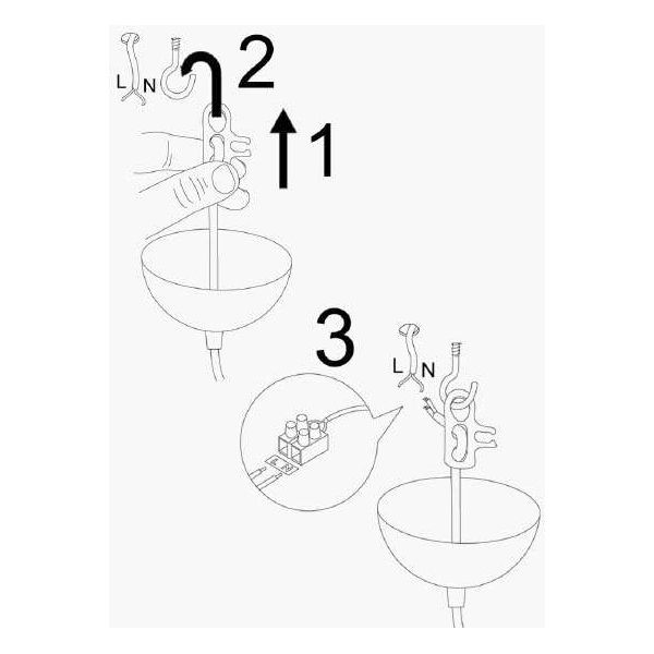 Suspension en métal Tel - 39,90