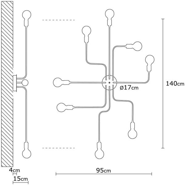 Suspension en métal Truva - ASI-0233