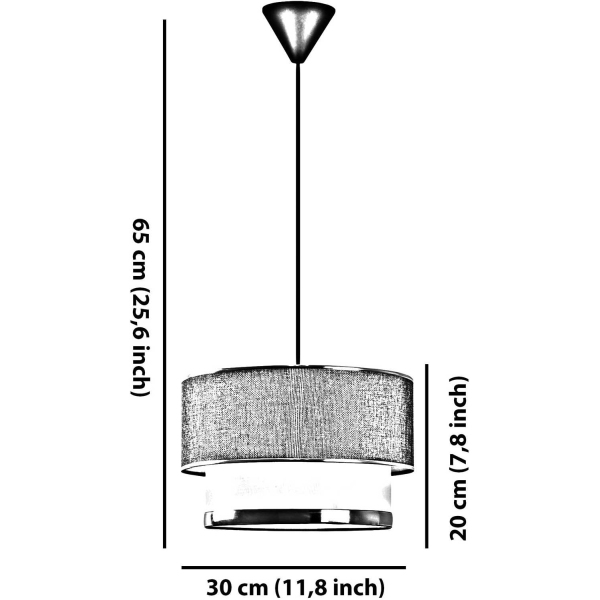 Suspension en métal et coton Echo - ASI-2200