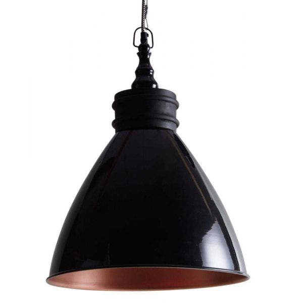 Suspension en métal laqué et bois