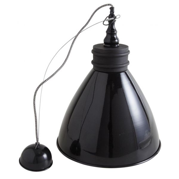 Suspension en métal laqué et bois - 115