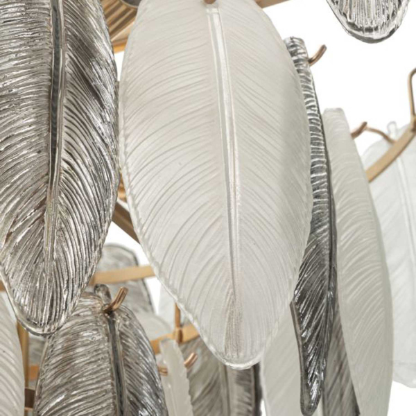 Suspension en métal et verre Leafy 60 x 87 cm - 5