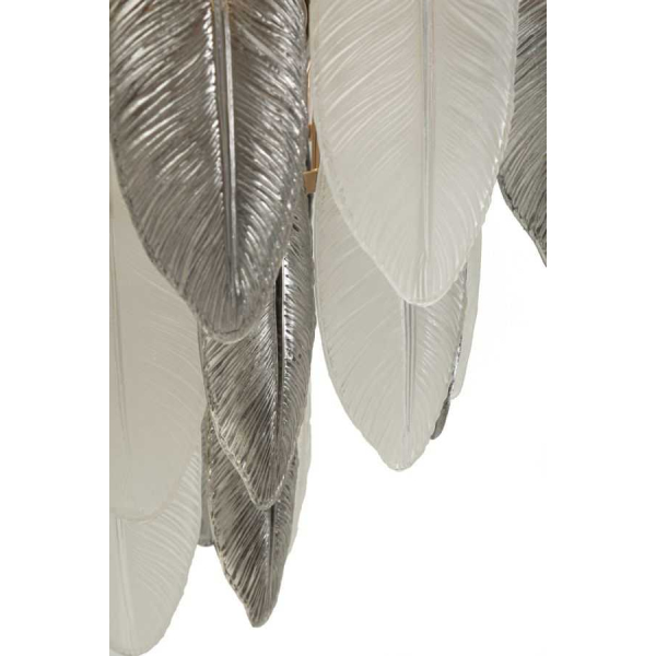 Suspension en métal et verre Leafy 60 x 87 cm - 8