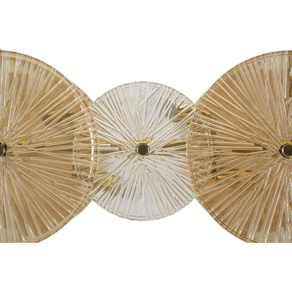 Suspension en métal et verre 100 x 23 x 94 cm Osaka - 239