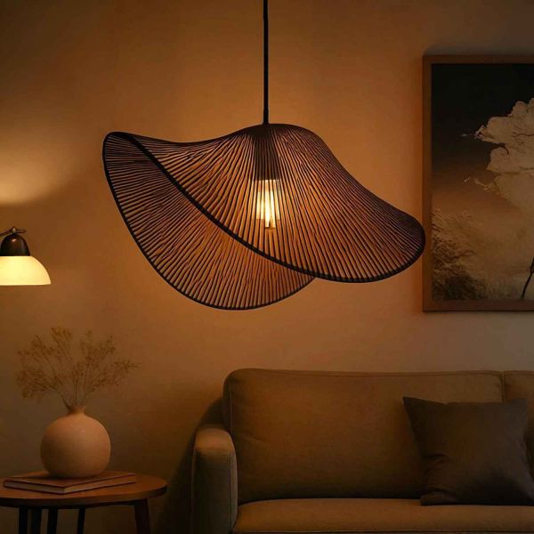 Suspension en raphia Bonnie - HANAH HOME