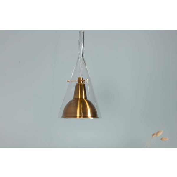 Suspension en verre et aluminium Sirius - 99,90