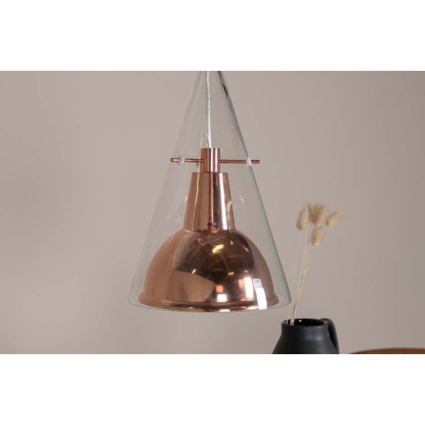 Suspension en verre et aluminium Sirius - 98,90