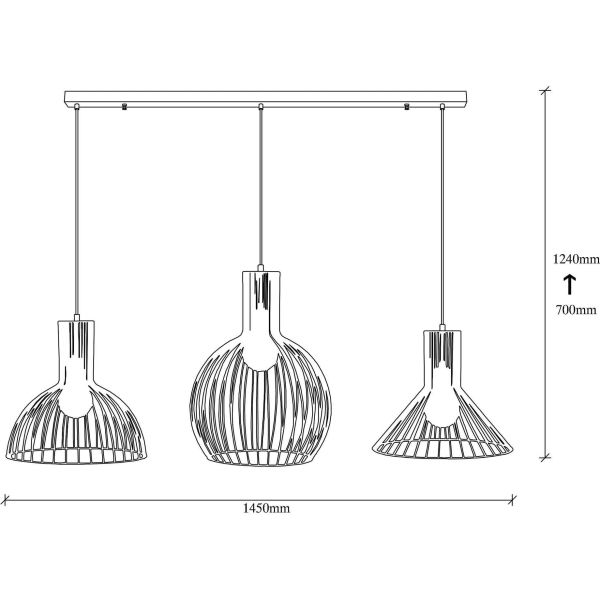 Suspenson en métal Chandelier - ASI-0188