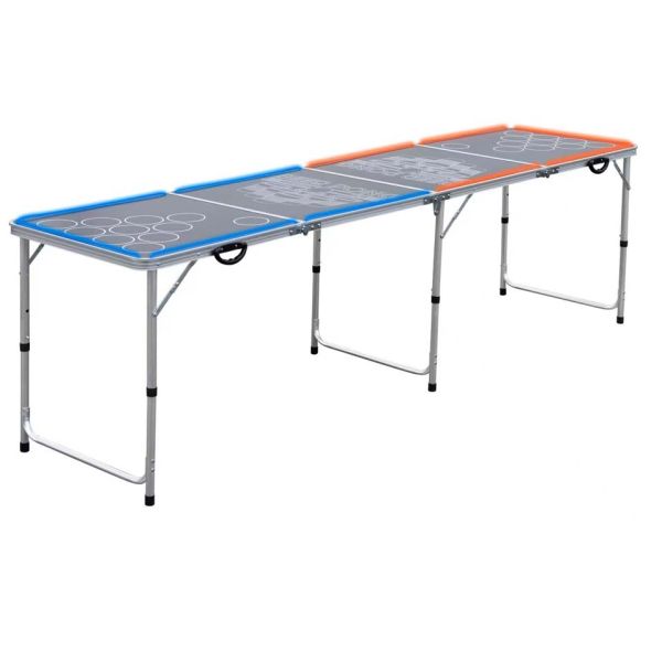 Table Beer-Pong pliable avec led intégrées 240 cm - 129