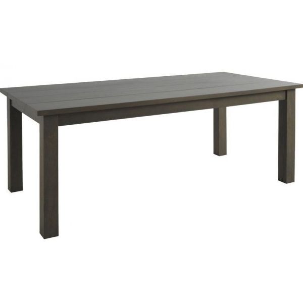 Table en bois noir 6 personnes